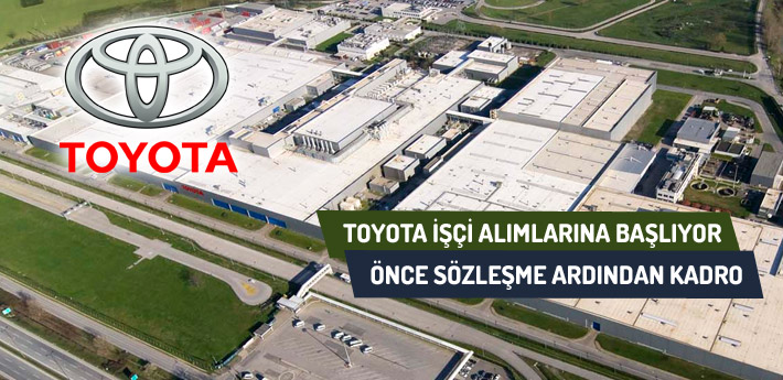 Sakarya Toyota işçi alımına başlıyor