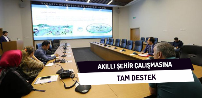 Akıllı Şehir Çalışmasına Tam Destek