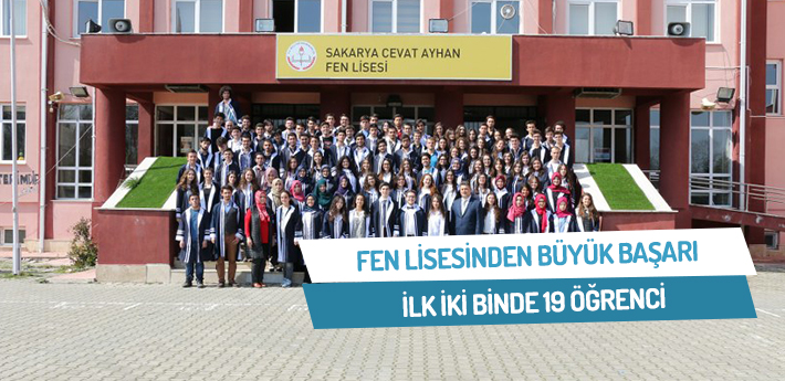 Fen lisesinden büyük başarı