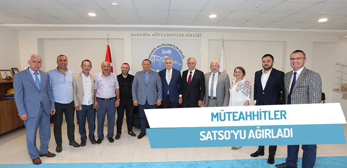 Müteahhitler SATSO’yu Ağırladı