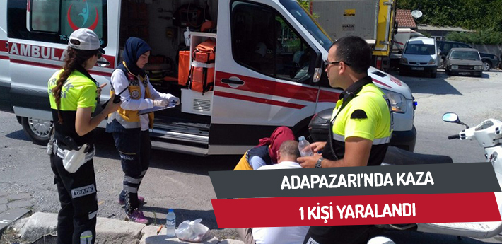 Adapzarı'nda kaza