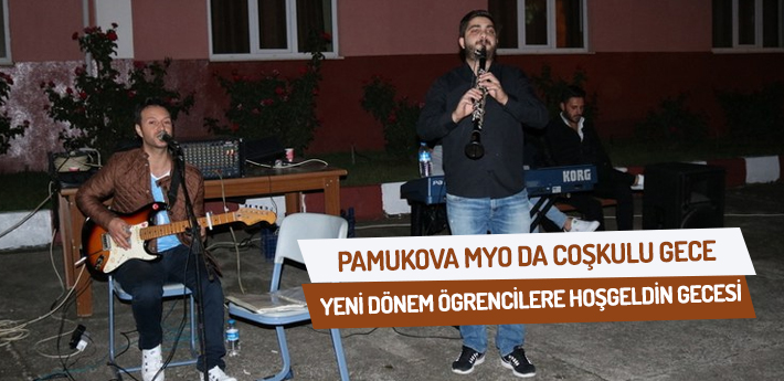 Pamukova MYO da coşkulu gece