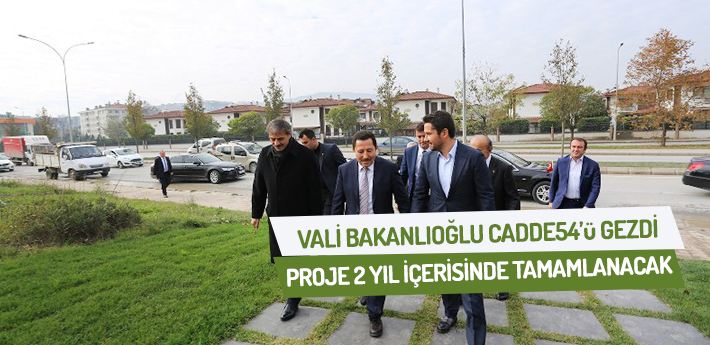 Vali Balkanlıoğlu CADDE 54’ü gezdi