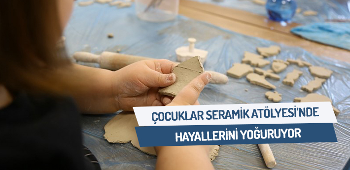 Çocuklar hayallerini yoğuruyor