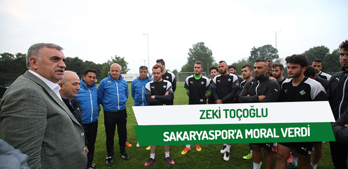 Toçoğlu Sakaryaspor'a moral verdi