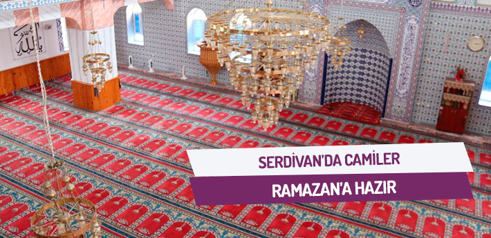 Serdivan’da Camiler Ramazan’a hazır