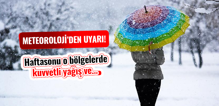 Meteoroloji'den uyarı geldi! Kar geliyor...