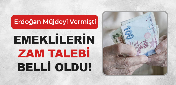 Erdoğan'ın zam müjdesi sonrası emekliler 1.545 lira bayram ikramiyesi istedi