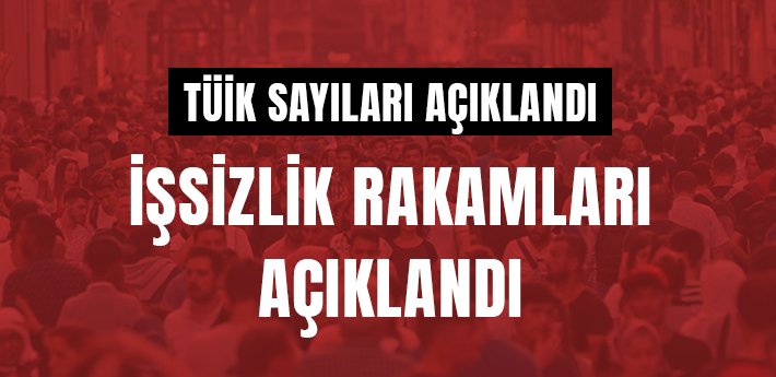 Ağustos ayı işsizlik rakamları açıklandı!