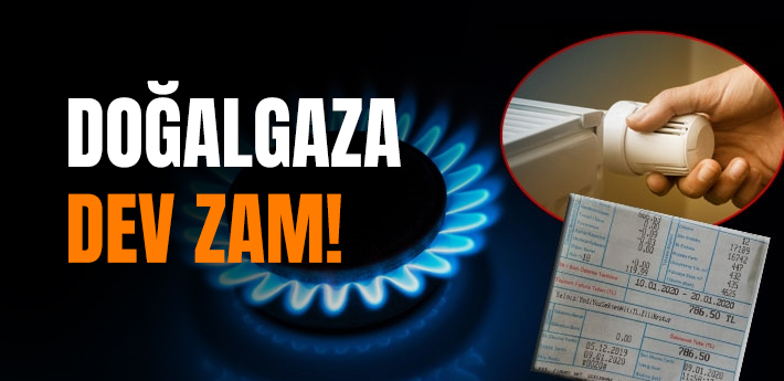 Doğalgaz zammı belli oldu