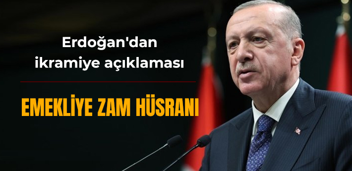 Erdoğan, emekliye bayram ikramiyesinde son noktayı koydu