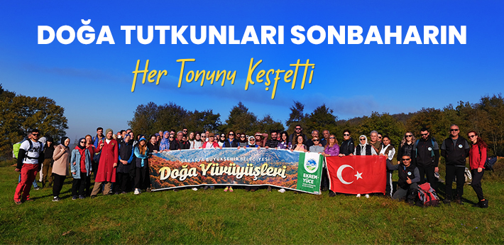 Doğa tutkunları sonbaharın her tonunu keşfetti