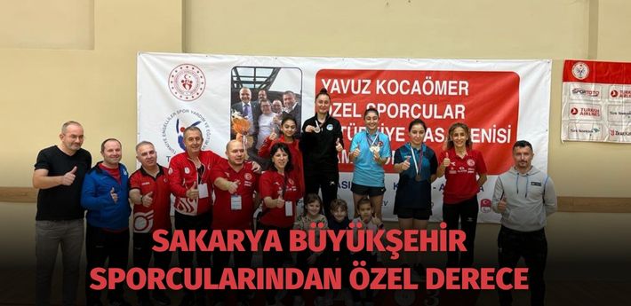 Sakarya Büyükşehir sporcularından özel derece