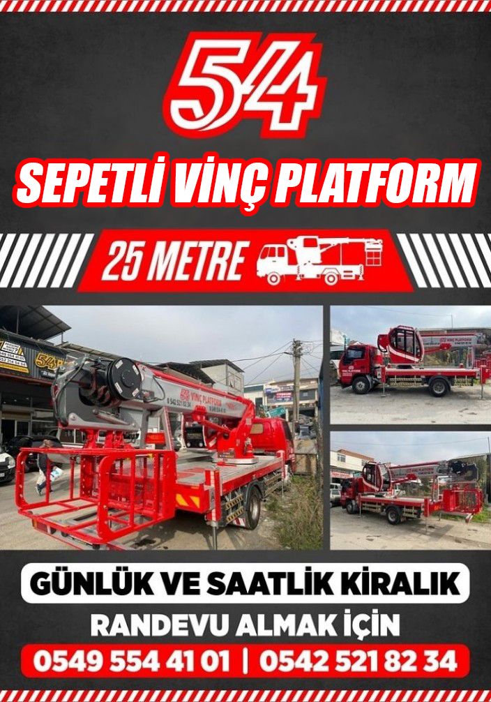 54 Sepetli Vinç Platform