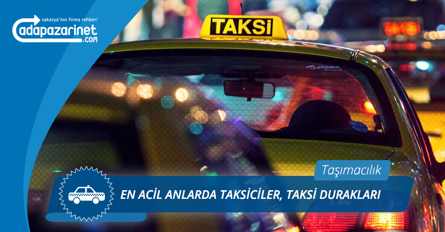 Serdivan Taksiciler, Taksi Durakları